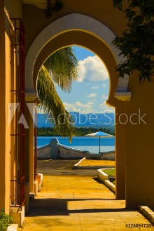 Bild på Quiet Walkway in Cienfuegos Cuba